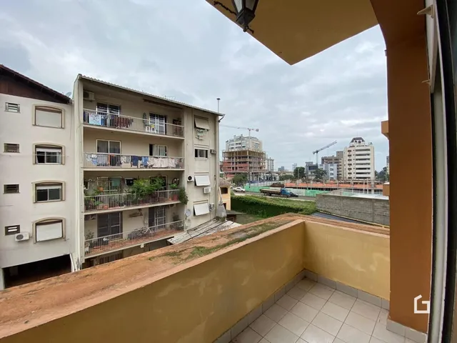 Vista da varanda de um prédio em Lajeado, Brasil.
