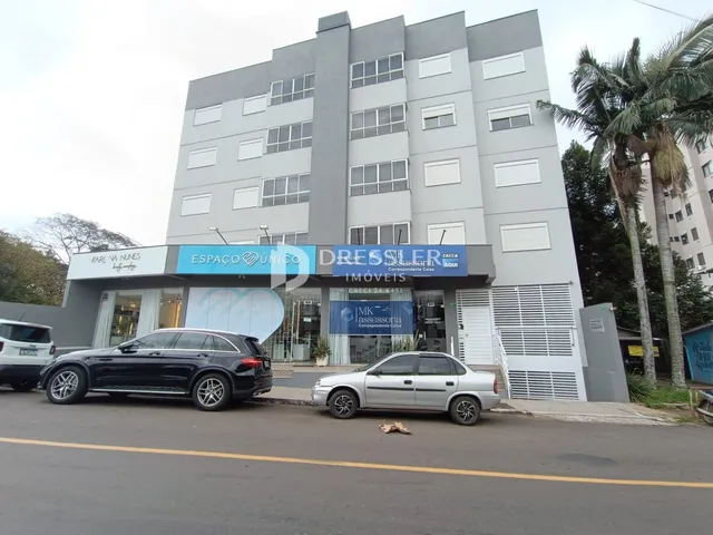 Fachada de um prédio residencial em Lajeado, Brasil.