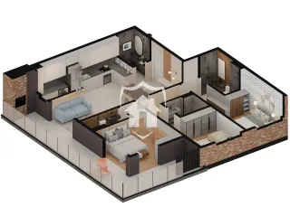Apartamento com 3 dormitórios, foto 6