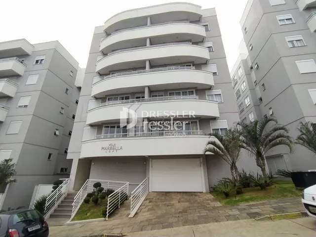 Fachada de um prédio residencial em Lajeado, Brasil.