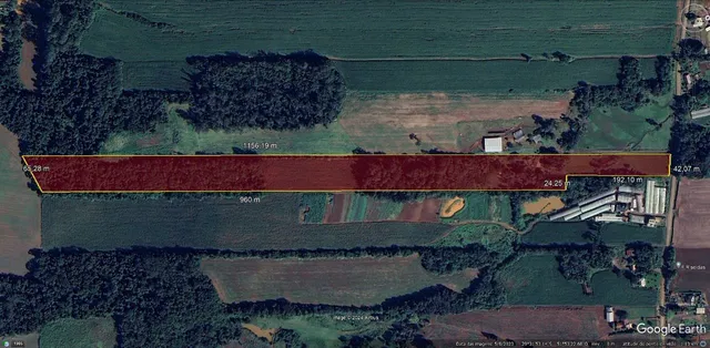Área rural com 3 dormitórios