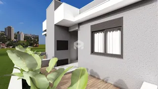 Fachada moderna de uma residência em Lajeado.