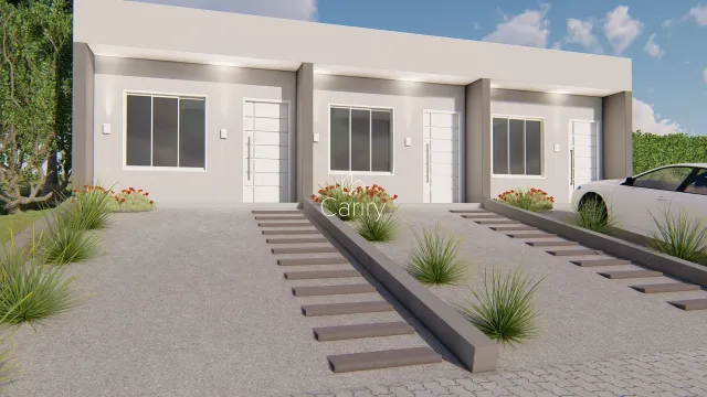 Casa geminada com 2 dormitórios
