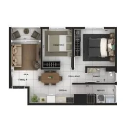 Apartamento com 2 dormitórios, foto 8