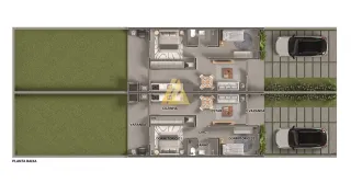 Casa geminada com 2 dormitórios, foto 4