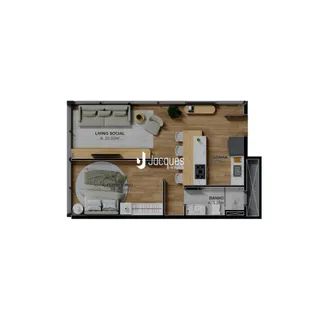 Apartamento com 1 dormitório, foto 18