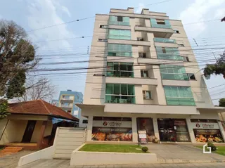 Fachada de um edifício residencial em Lajeado, Brasil.