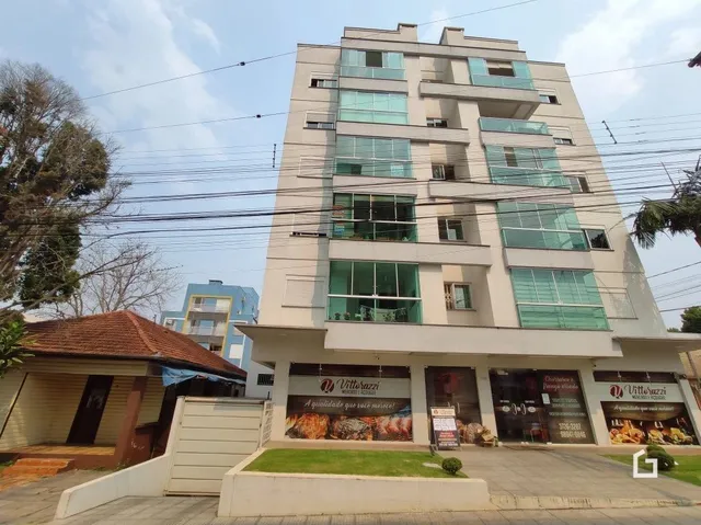 Fachada de um edifício residencial em Lajeado, Brasil.