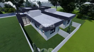 Fachada moderna de uma residência em Lajeado, Brasil.