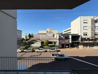 Vista externa de uma residência na rua em Lajeado, Brasil.