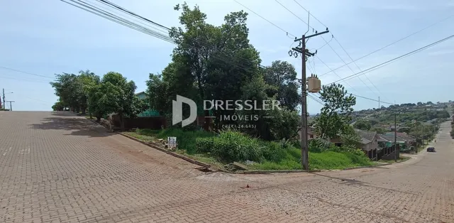 Vista da rua e da propriedade em Lajeado, Brasil.