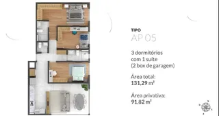Apartamento com 3 dormitórios, foto 5