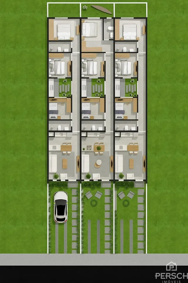 Casa geminada com 2 dormitórios, foto 3