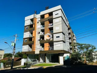 Fachada de um prédio residencial em Lajeado, Brasil.