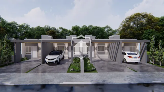Casa geminada com 2 dormitórios