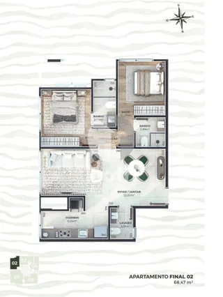 Apartamento com 2 dormitórios, foto 5