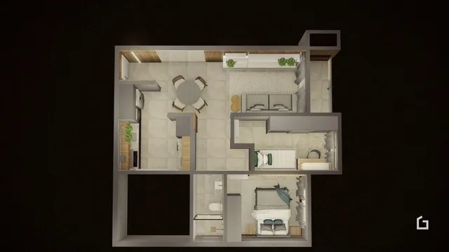 Apartamento com 2 dormitórios, foto 2