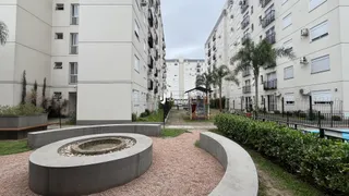 Área comum externa de um condomínio residencial em Lajeado.