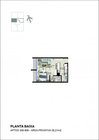 Kitnet, foto 10