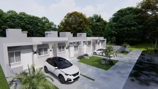Fachada moderna de uma residência em Lajeado, Brasil.