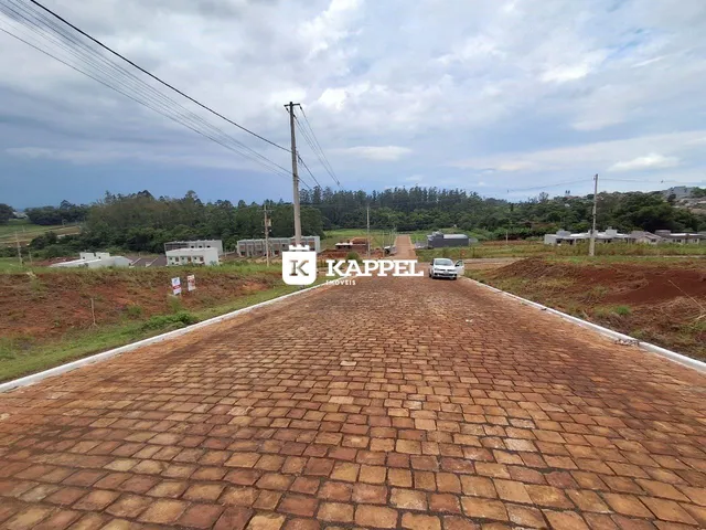 Vista da estrada de acesso em uma área externa em Lajeado, Brasil.
