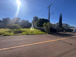Vista da rua com casas e vegetação em Lajeado.