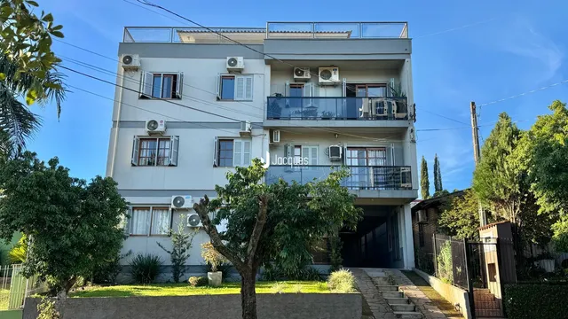 Fachada de um prédio residencial em Lajeado, Brasil.