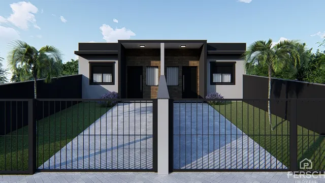Casa geminada com 2 dormitórios