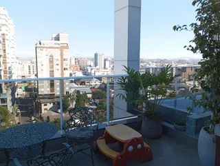 Vista da varanda com vista para a cidade de Lajeado.