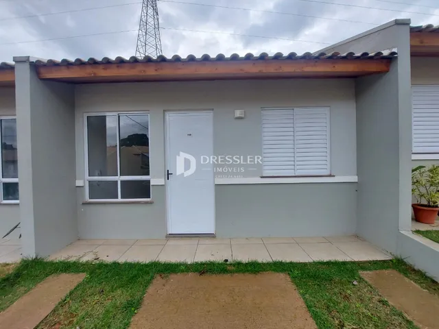 Fachada de uma casa em Lajeado, Brasil.