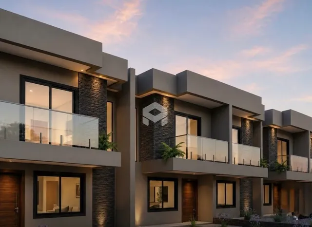 Fachada moderna de um imóvel residencial em Lajeado, Brasil.