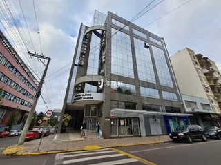 Fachada moderna de um edifício residencial em Lajeado, Brasil.