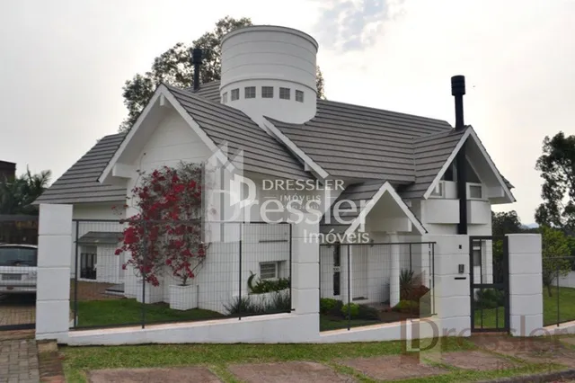 Fachada de uma residência em Lajeado, Brasil.