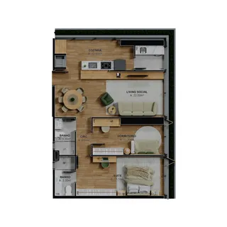 Apartamento com 2 dormitórios, foto 18