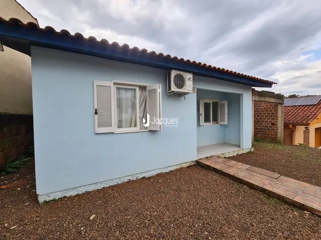Fachada externa de uma residência em Lajeado, Brasil.