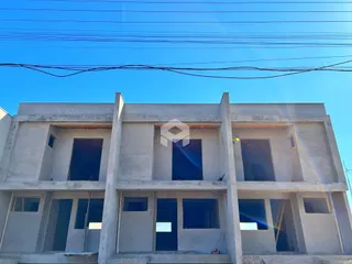 Fachada de um prédio residencial em construção na Lajeado, Brasil.