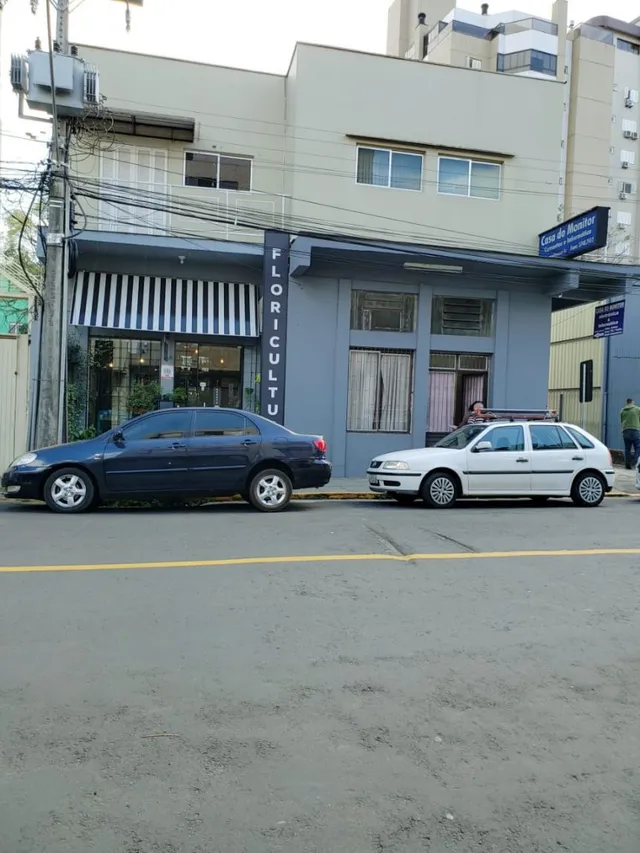 Fachada de um prédio residencial em Lajeado, Brasil.
