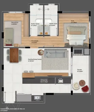 Apartamento com 2 dormitórios, foto 22