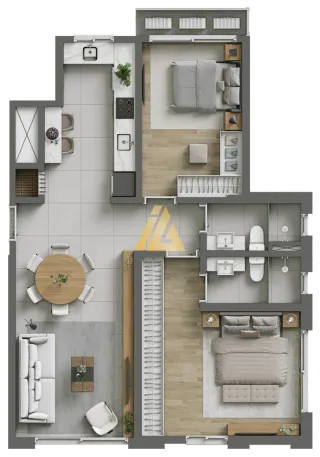 Apartamento com 3 dormitórios, foto 10