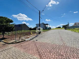 Vista da rua e propriedade em Lajeado, Brasil.