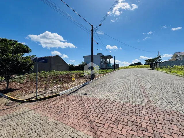 Vista da rua e propriedade em Lajeado, Brasil.