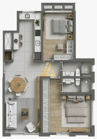Apartamento com 3 dormitórios, foto 7
