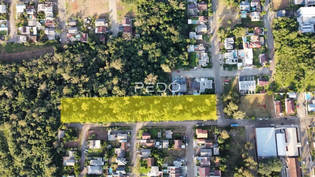 Vista aérea de uma propriedade residencial em Lajeado, Brasil.