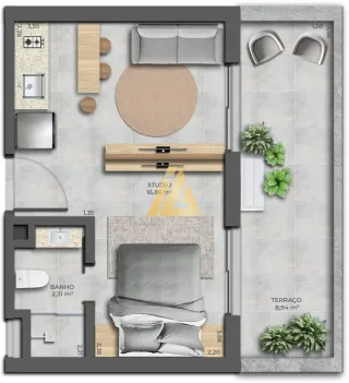 Apartamento com 1 dormitório, foto 29