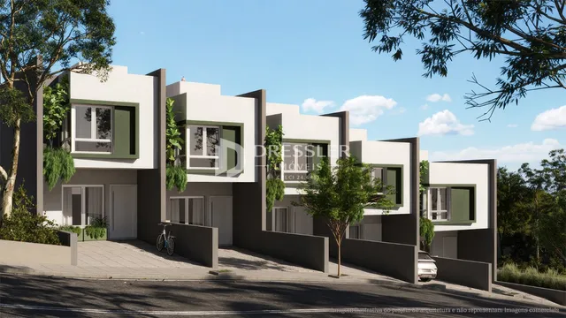 Fachada moderna de um imóvel residencial em Lajeado, Brasil.
