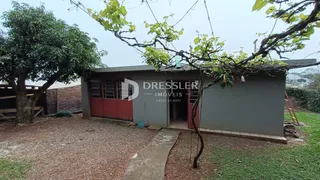 Fachada externa de uma residência em Lajeado, Brasil.