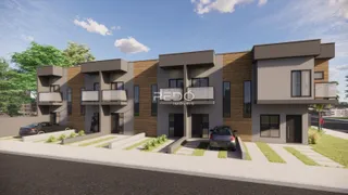 Fachada moderna de um imóvel residencial em Lajeado, Brasil.