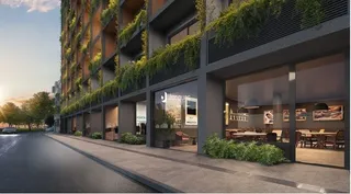 Fachada moderna de um prédio residencial em Lajeado.