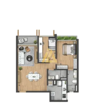 Apartamento com 2 dormitórios, foto 11