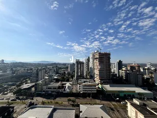 Vista aérea de uma área urbana em Lajeado, Brasil.
